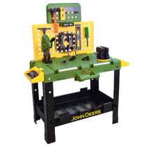 Bancada de trabalho de brinquedos John Deere Kids com 55 ferramentas de brinquedo realistas 5+ Bancada de trabalho de brinquedos John Deere Kids com 55 ferramentas de brinquedo realistas 5+
