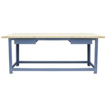 Bancada de Trabalho Multiuso 200 x 60 CM com 2 Gavetas NB-3 NOCRAM