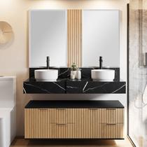 Bancada em Porcelanato 120cm Ripy para Cuba de Apoio