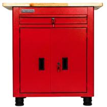 Bancada fechada com 1 gaveta e 2 portas - RLL-280 (Vermelho) Bancada fechada com 1 gaveta e 2 portas - RLL-280 (Vermelho)