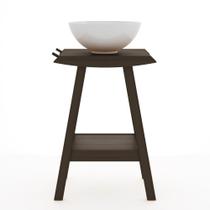 Bancada Frida Estrutura Stain Nogueira 75cm - 68698