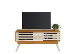 Bancada Frizz 1.5 Cinamomo Off White para TV até 65 Polegadas com 2 Portas Deslizantes Liberty Móveis Bancada Frizz 1.5 Cinamomo Off White para TV até 65 Polegadas com 2 Portas Deslizantes Liberty Móveis