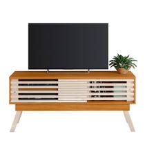 Bancada Frizz 1.5 TVs Até 65” Cinamomo Off White 506139 Madetec Bancada Frizz 1.5 TVs Até 65” Cinamomo Off White 506139 Madetec