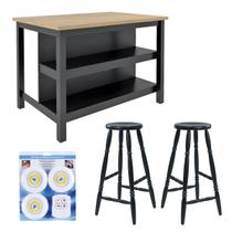 Bancada gourmet ilha Cozinha+ kit luz+2 Banq. Ditália CD1019 Bancada gourmet ilha Cozinha+ kit luz+2 Banq. Ditália CD1019