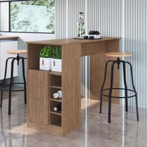 Bancada Gourmet para Cozinha 136,5cm com Adega 0313 Linha Conecta Genialflex Bancada Gourmet para Cozinha 136,5cm com Adega 0313 Linha Conecta Genialflex