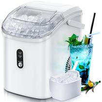 Bancada Ice Maker Antarctic Star Nugget 34 libras/24h branca