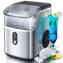 Bancada Ice Maker Antarctic Star Nugget 34 libras/24H prateada Bancada Ice Maker Antarctic Star Nugget 34 libras/24H prateada