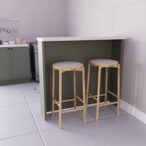 Bancada Ilha 120cm 100% MDF Cozinha Sevilha Bancada Ilha 120cm 100% MDF Cozinha Sevilha