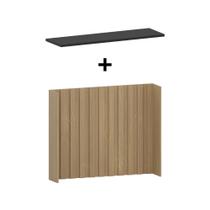 Bancada Ilha 120cm com Tampo Slim Luciane - Freijó Bancada Ilha 120cm com Tampo Slim Luciane - Freijó