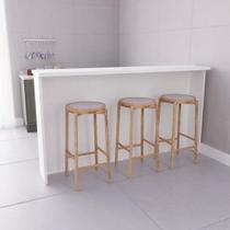 Bancada Ilha 200cm 100% MDF Cozinha Sevilha