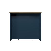 Bancada Ilha Cozinha PH 3068 Évora 120cm Azul/Carvalho Nature - Herval Bancada Ilha Cozinha PH 3068 Évora 120cm Azul/Carvalho Nature - Herval