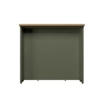 Bancada Ilha Cozinha PH 3068 Évora 120cm Verde/Carvalho Nature - Herval Bancada Ilha Cozinha PH 3068 Évora 120cm Verde/Carvalho Nature - Herval