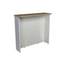 Bancada Ilha Cozinha PH 3068 Ten 120cm Branco/Carvalho Nature - Herval Bancada Ilha Cozinha PH 3068 Ten 120cm Branco/Carvalho Nature - Herval