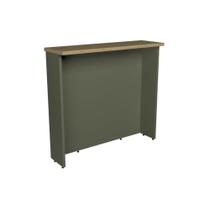 Bancada Ilha Cozinha PH 3068 Ten 120cm Verde/Carvalho Nature - Herval Bancada Ilha Cozinha PH 3068 Ten 120cm Verde/Carvalho Nature - Herval