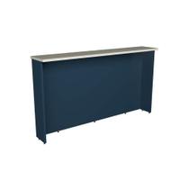 Bancada Ilha Cozinha PH 3069 Évora 200cm Azul/Cinza Argila - Herval Bancada Ilha Cozinha PH 3069 Évora 200cm Azul/Cinza Argila - Herval