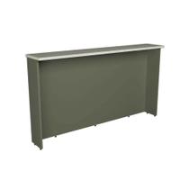 Bancada Ilha Cozinha PH 3069 Ten 200cm Verde/Cinza Argila - Herval