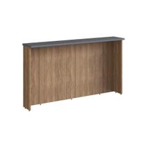 Bancada Ilha Cozinha PH 3069 Versalis 200cm Freijo/Grafito Chess - Herval