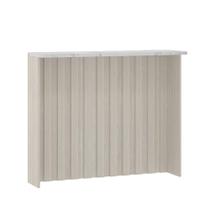 Bancada Ilha Linea 1 Porta 1 Prateleira MDP 120cm Amadeirado Bancada Ilha Linea 1 Porta 1 Prateleira MDP 120cm Amadeirado