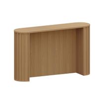 Bancada Ilha Ripada para Cozinha com Tampo 100 MDF Lumina Luciane Móveis Bancada Ilha Ripada para Cozinha com Tampo 100 MDF Lumina Luciane Móveis