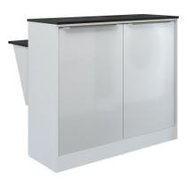Bancada/mesa De Cozinha Multimóveis Mariah 2 Portas Branca