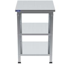 Bancada Mesa Inox Industrial Paneleiro Duplo 90x60x60