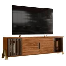 Bancada Metallic 1.9 para TV de até 75 Polegadas Cinamomo Mel - Mobler