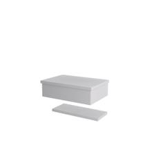 Bancada Metropole 605w 60cm Com Prateleira Branco Chess