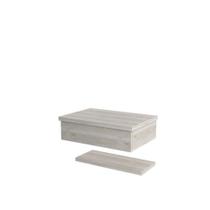 Bancada Metropole 605w 60cm Com Prateleira Snow