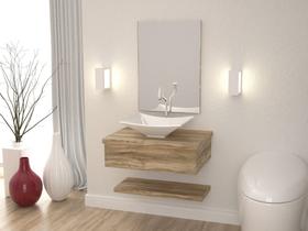 Bancada Metrópole 605w C/cuba Lux L38 C/prateleira