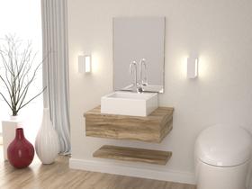 Bancada Metrópole 605w C/cuba Q355 C/prateleira