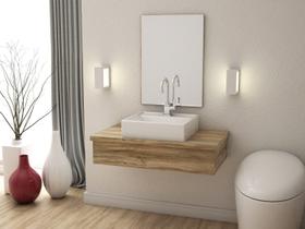 Bancada Metrópole 801w 80cm C/cuba RT41 e Espelheira