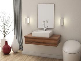 Bancada Metrópole 801w 80cm C/cuba RT41 e Espelheira