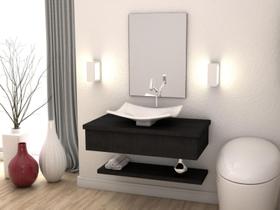 Bancada Metrópole 805w C/cuba F44 C/prateleira