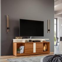 Bancada Milan 1.5 para TV de 65" Cinamomo Mel / Off White - Mobler