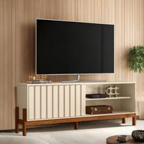 Bancada mobler new aurora perola metalizado/cinamomo mel