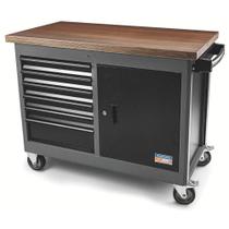 Bancada Móvel 6 Gavetas E 1 Porta Tramontina Pro Cinza Tramontina