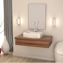 Bancada para Banheiro 80cm com Cuba Aria Rt41 800W Metrópole Bancada para Banheiro 80cm com Cuba Aria Rt41 800W Metrópole