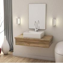 Bancada para Banheiro 80cm com Cuba Q39 800w Metrópole