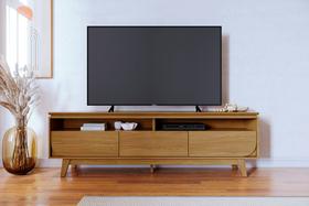 Bancada Para Sala ou Quarto de TV até 75" Polegadas Estilo Minimalista