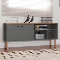 Bancada Para TV Até 60 Polegadas Multi Cinza Caemmun