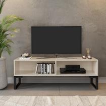 Bancada para Tv Estilo Industrial Off White