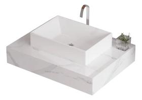 Bancada Porcelanato Com Cuba Branca luxo Bancada Porcelanato Com Cuba Branca luxo