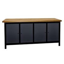 Bancada Profissional Fechada 2,00 metros Dark Presto