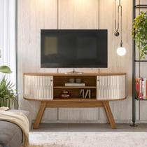 Bancada Rack Atlanta Naturale / Off White - Madetec