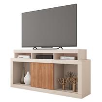 Bancada Rack Para TV 55 Polegadas Frost Marrom Caemmun