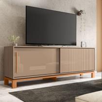 Bancada Rack Para TV até 65 Polegadas Jace Marrom Caemmun