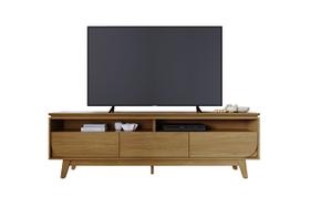 Bancada Rack Selene Cumaru 2,00m Para TV Até 75 3 Gavetas Corrediça Telescópica Liberty Móveis Bancada Rack Selene Cumaru 2,00m Para TV Até 75 3 Gavetas Corrediça Telescópica Liberty Móveis