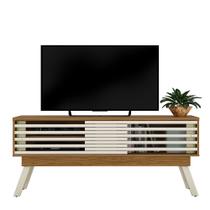 Bancada Rack Suécia 1.50 cm para Sala TV Até 65 Polegadas Naturale/ Off White