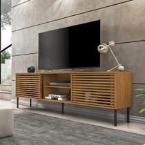 Bancada Rack TV até 70 Polegadas New Frizz Marrom Caemmun