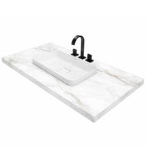 Bancada Reta Para Cuba De Sobrepor 60x40x10 Para Banheiro cor:branco Bancada Reta Para Cuba De Sobrepor 60x40x10 Para Banheiro cor:branco